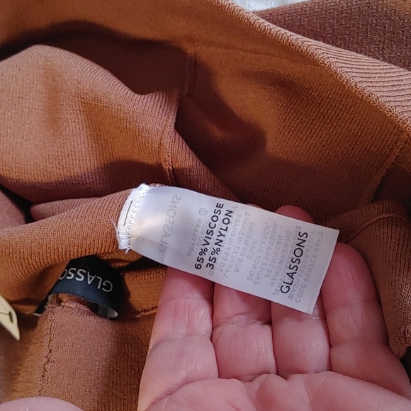 💚NWT Women's Glassons Knit Flare Pant - Picture 7 of 8